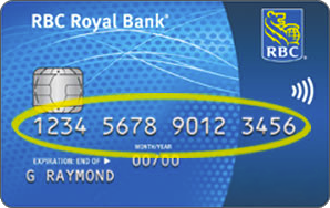 creditcard rbc debit royalbank cvv cvv2